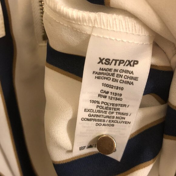 Dynamite – striped long tunic shirt with belt - Size XS - Picture 6 of 7